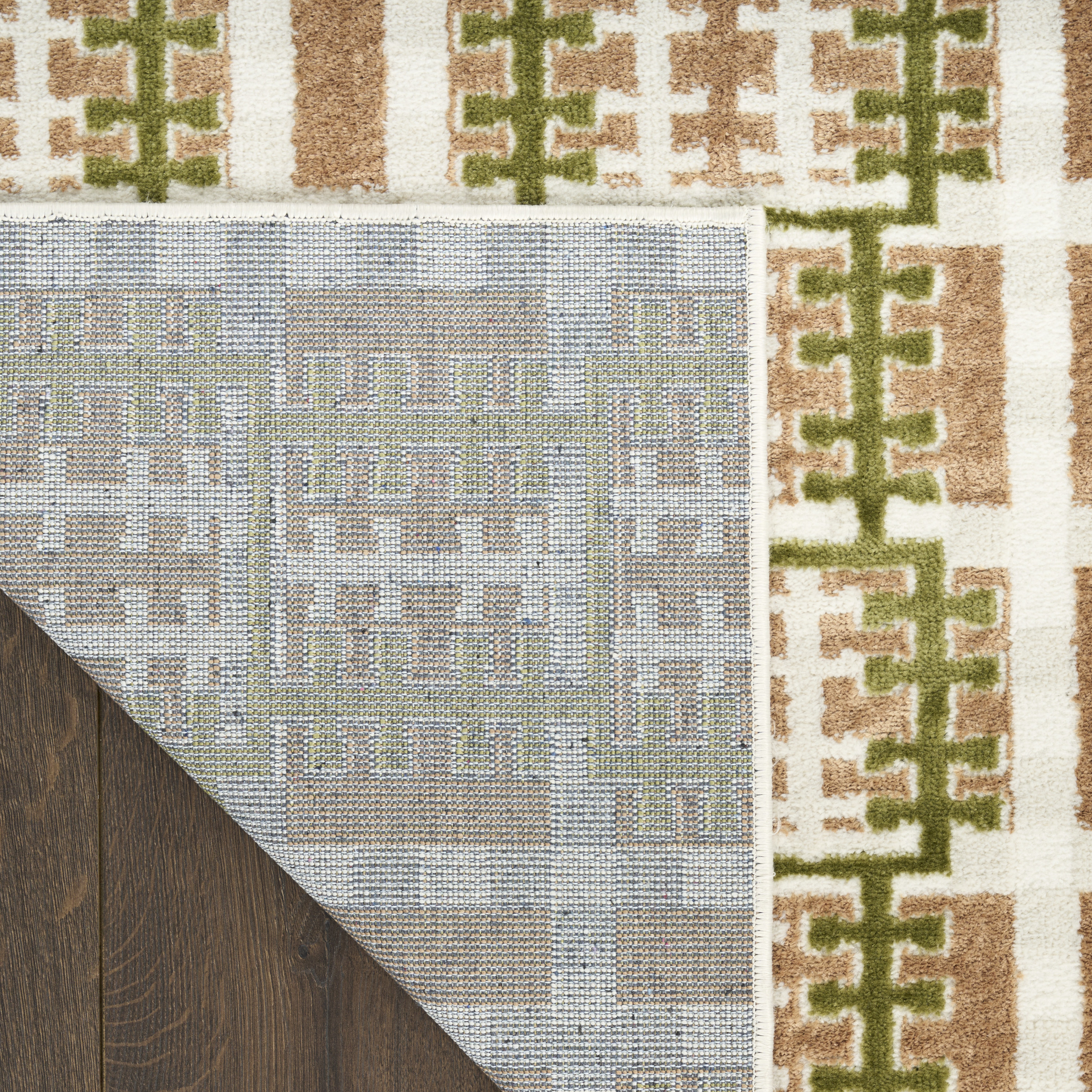 Nourison Nordic 2' x 6' Multicolor Modern Indoor Rug
