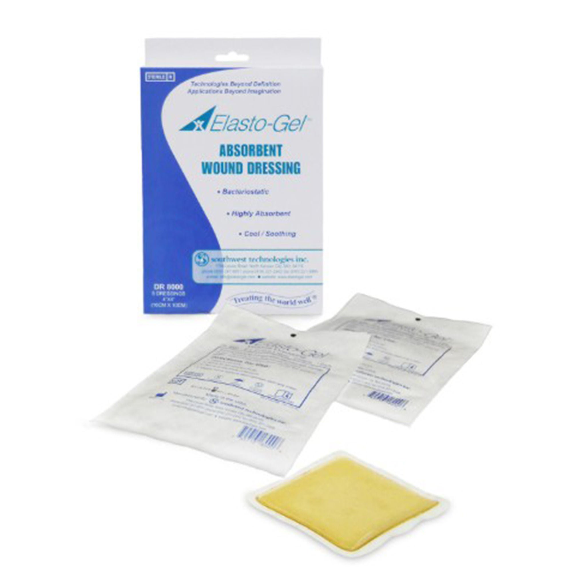 Elasto-Gel™ Hydrogel Dressing, 4 x 4 inch