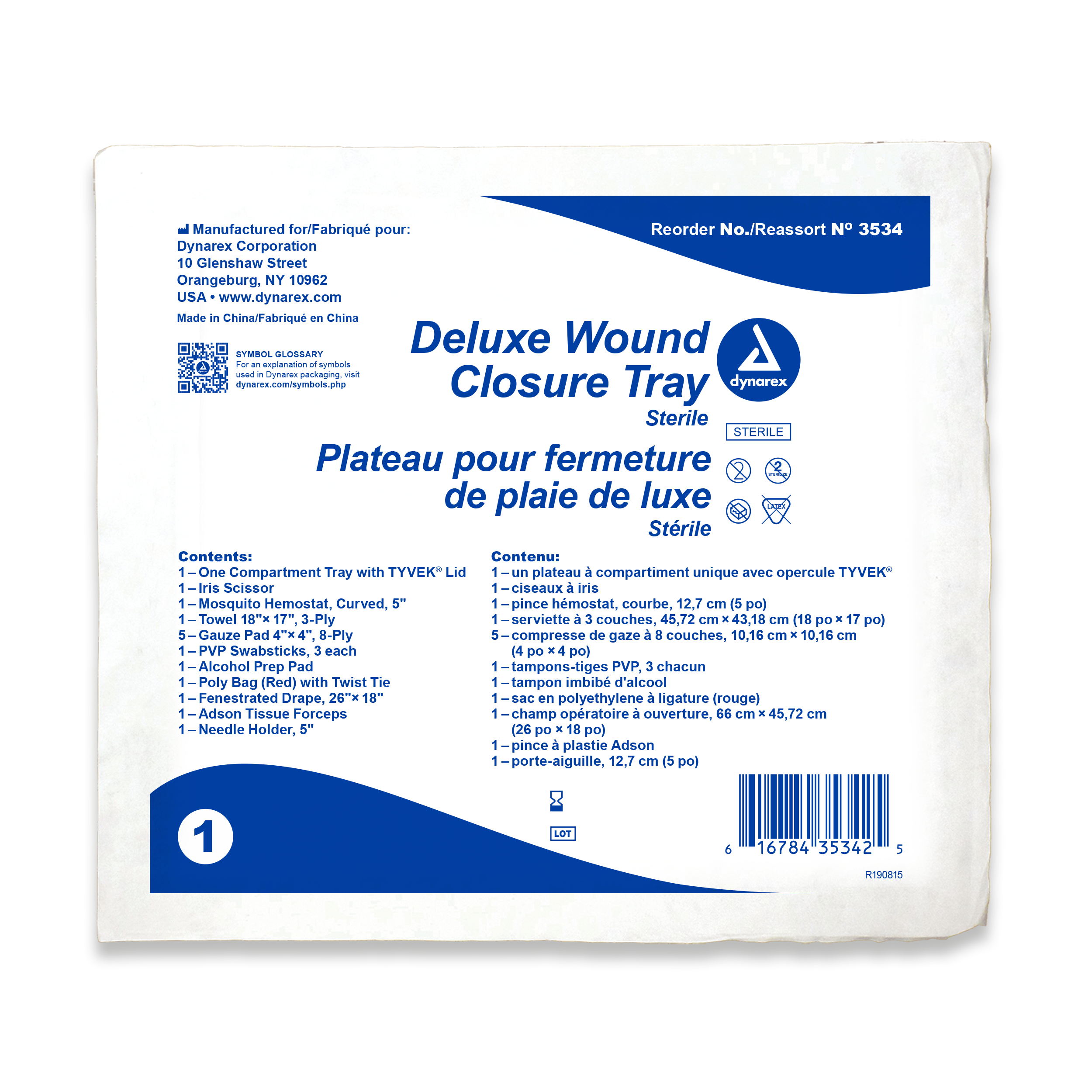 Deluxe Wound Closure Trays