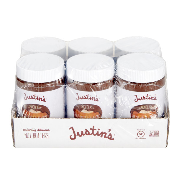 JUSTIN'S (r) Chocolate Hazelnut Butter 6/16 Ounce . C1C1 - Front Center In Package (Hi Res)