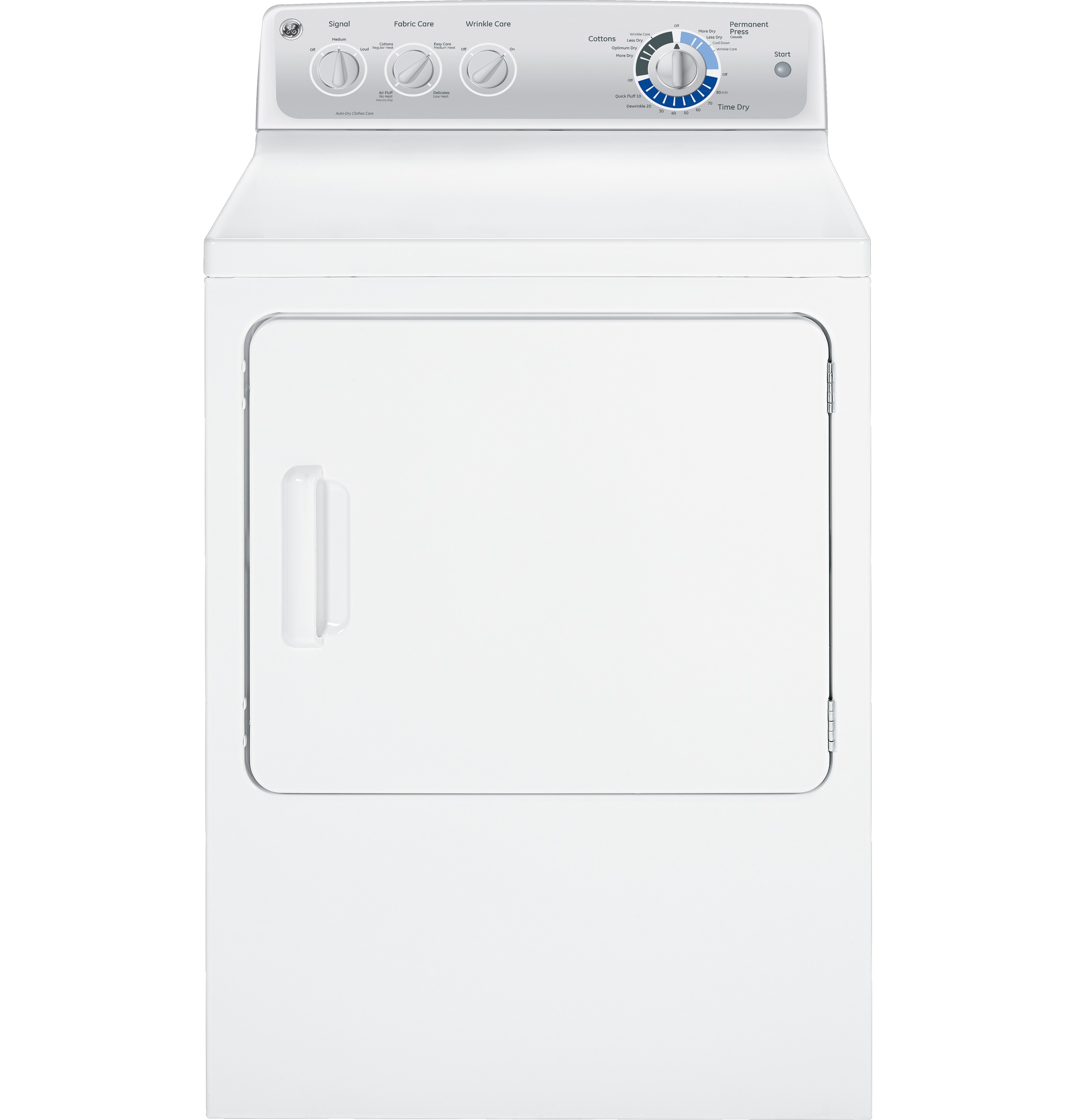 GE® 7.0 cu. ft. capacity DuraDrum™ gas dryer