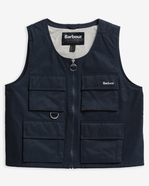 Erica Gilet Dark Navy/Light Sand
