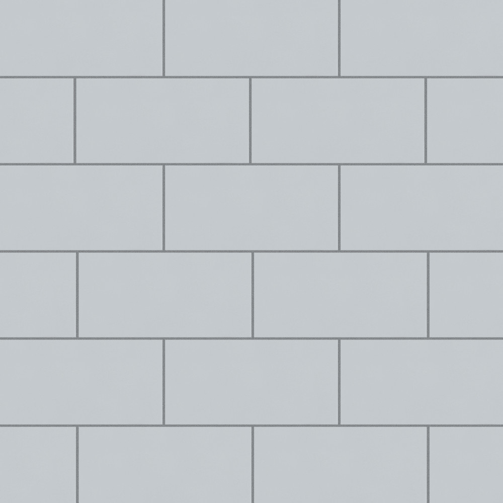 Projectos Cloud Grey 3.88x7.75 Rectangle Ceramic Floor and Wall Digital Pattern