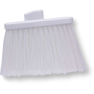 Carlisle, Sparta® OmniFit™, Color-Code Flagged Broom Head, 12in, Polypropylene, White