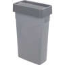 Carlisle, TrimLine, Square, ABS, 23 gal, Gray, Receptacle Lid