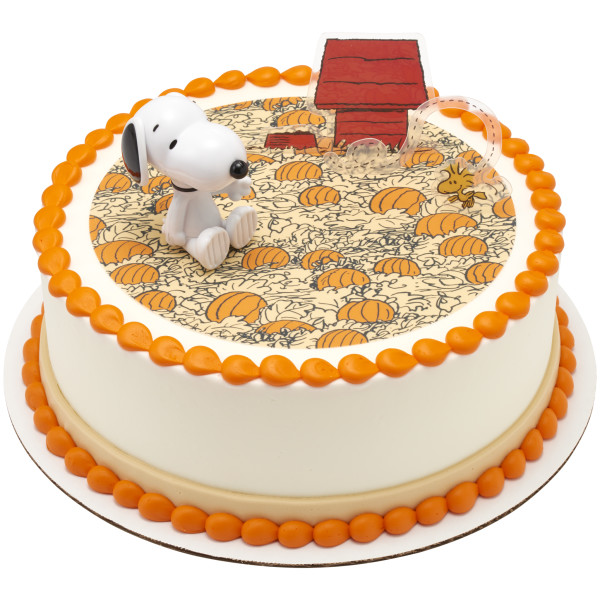 Peanuts® Snoopy® and Woodstock® Fall PhotoCake® Edible Image® DecoSet® Background