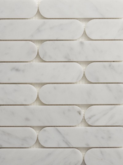 a close up image of a white marble tile.