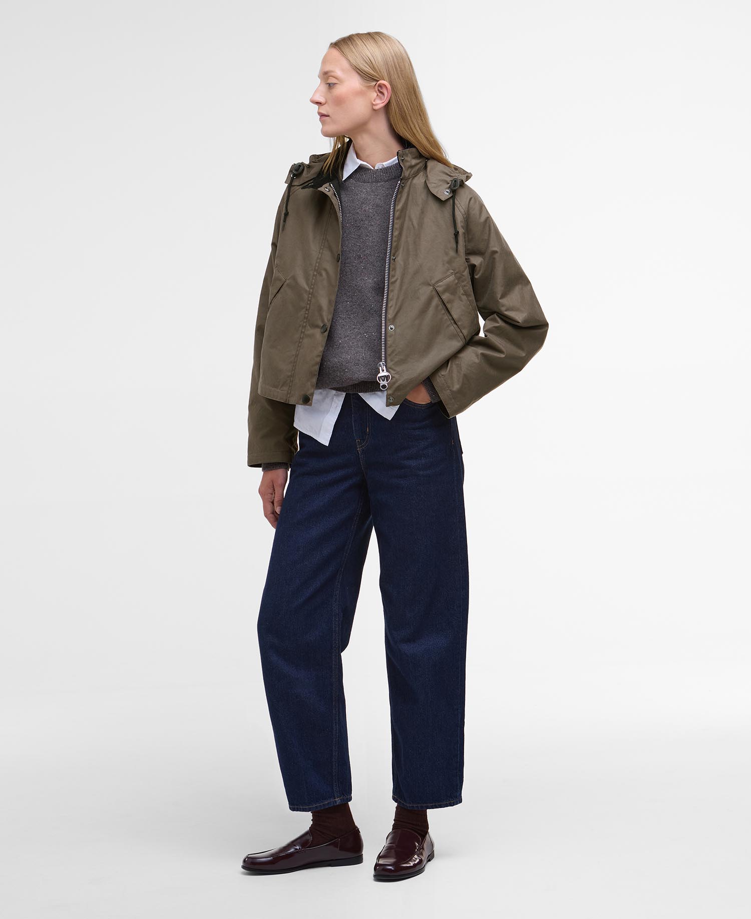 Barbour for Margaret Howell Women's Transport Waxed Jacket image number 1