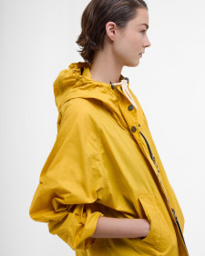 Barbour The Edit by Alexa Pattie Showerproof Parka Yellow/Blackwatch