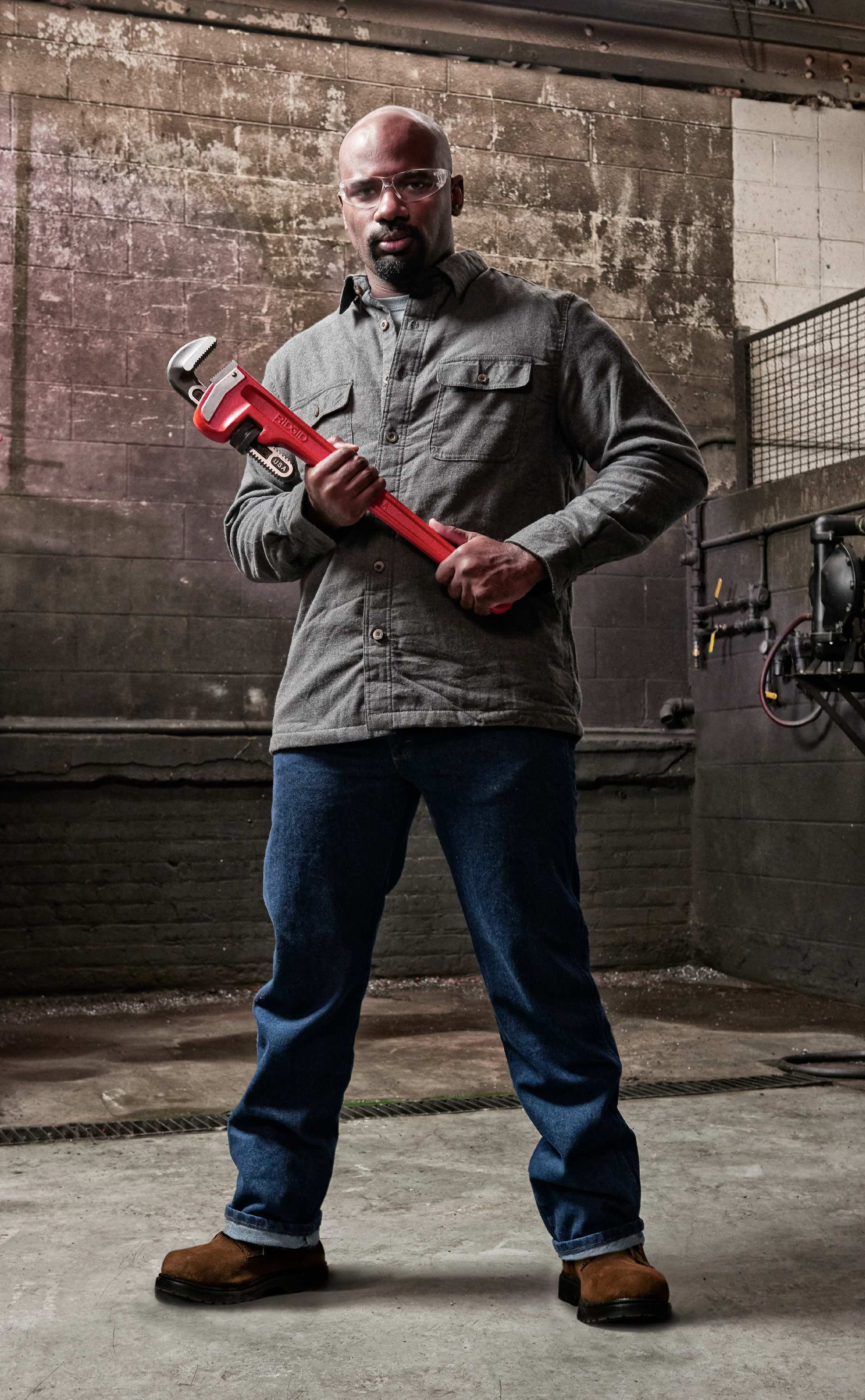 14" Heavy-Duty Straight Pipe Wrench - Image 9