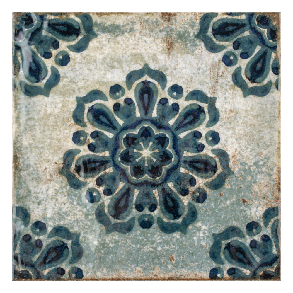 Livorno Decor Vechio 7-7/8 in. x 7-7/8 in. Ceramic Wall Tile