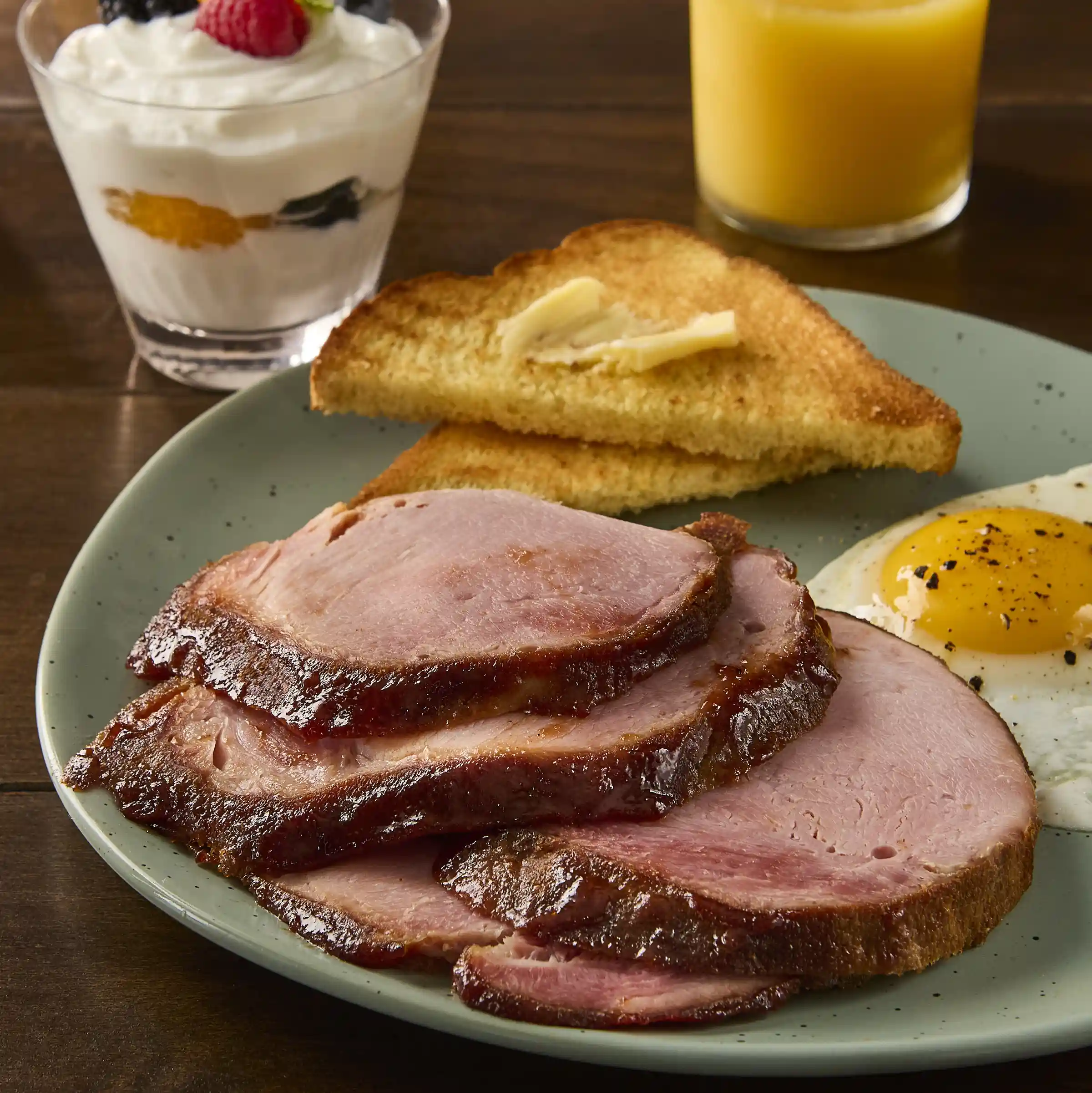 Hillshire Farm® Fully Cooked Boneless Black Oak Pit Ham with Natural Juices, 2 Count_image_1