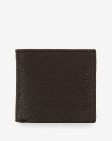Debossed Logo Bifold Wallet Classic Black