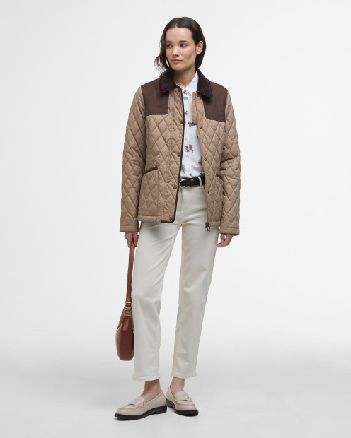 Keeper Wear Quilted Jacket Military Brown