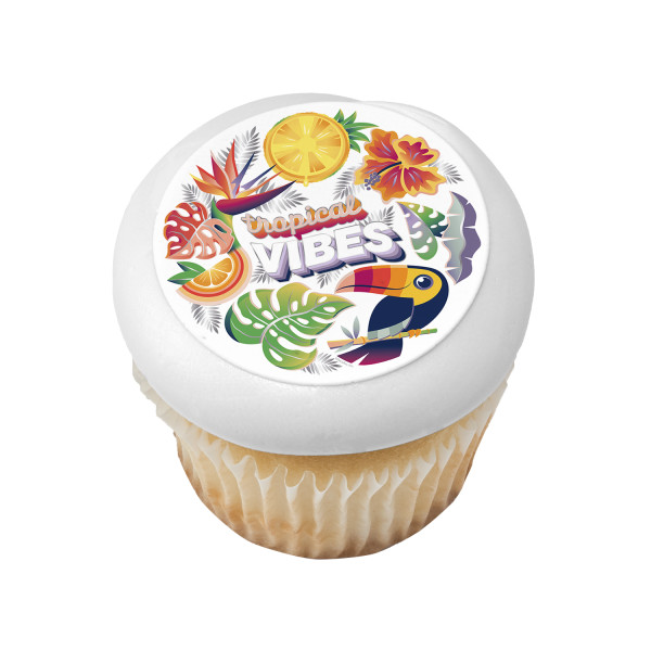 Tropical Vibes PhotoCake® Edible Image®