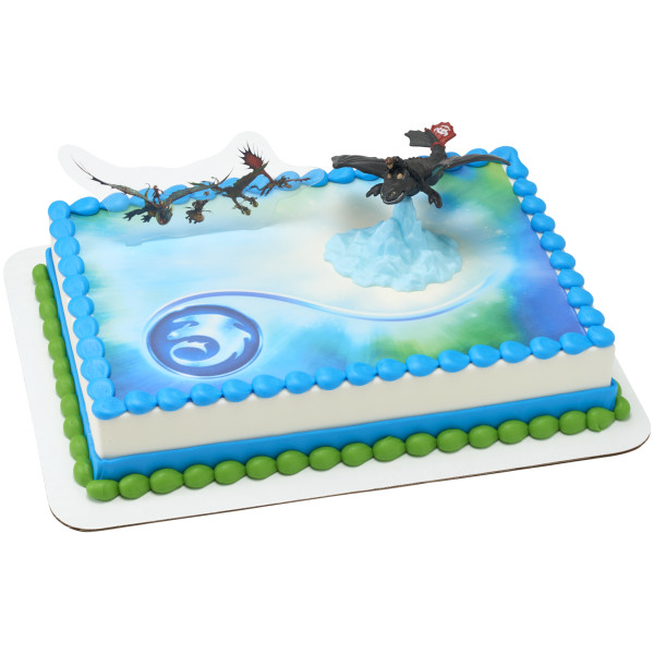 DreamWorks How to Train Your Dragon Fly Like a Legend  PhotoCake® Edible Image® DecoSet® Background