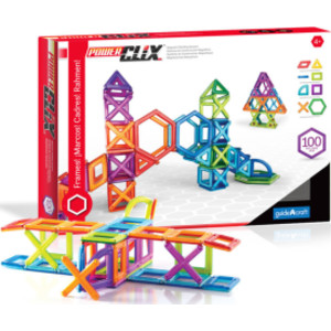 PowerClix&reg; Frames, Magnetic Building Set, 100 Pieces