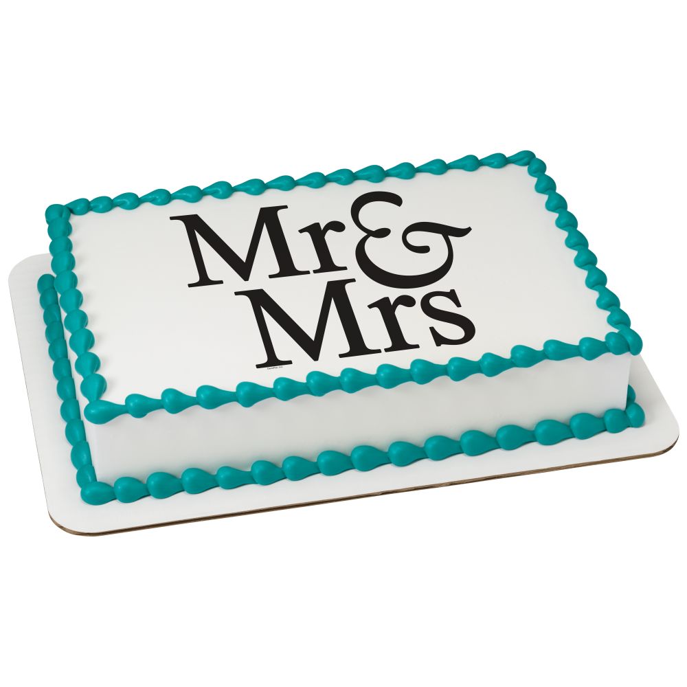 Image Cake Mr. & Mrs.