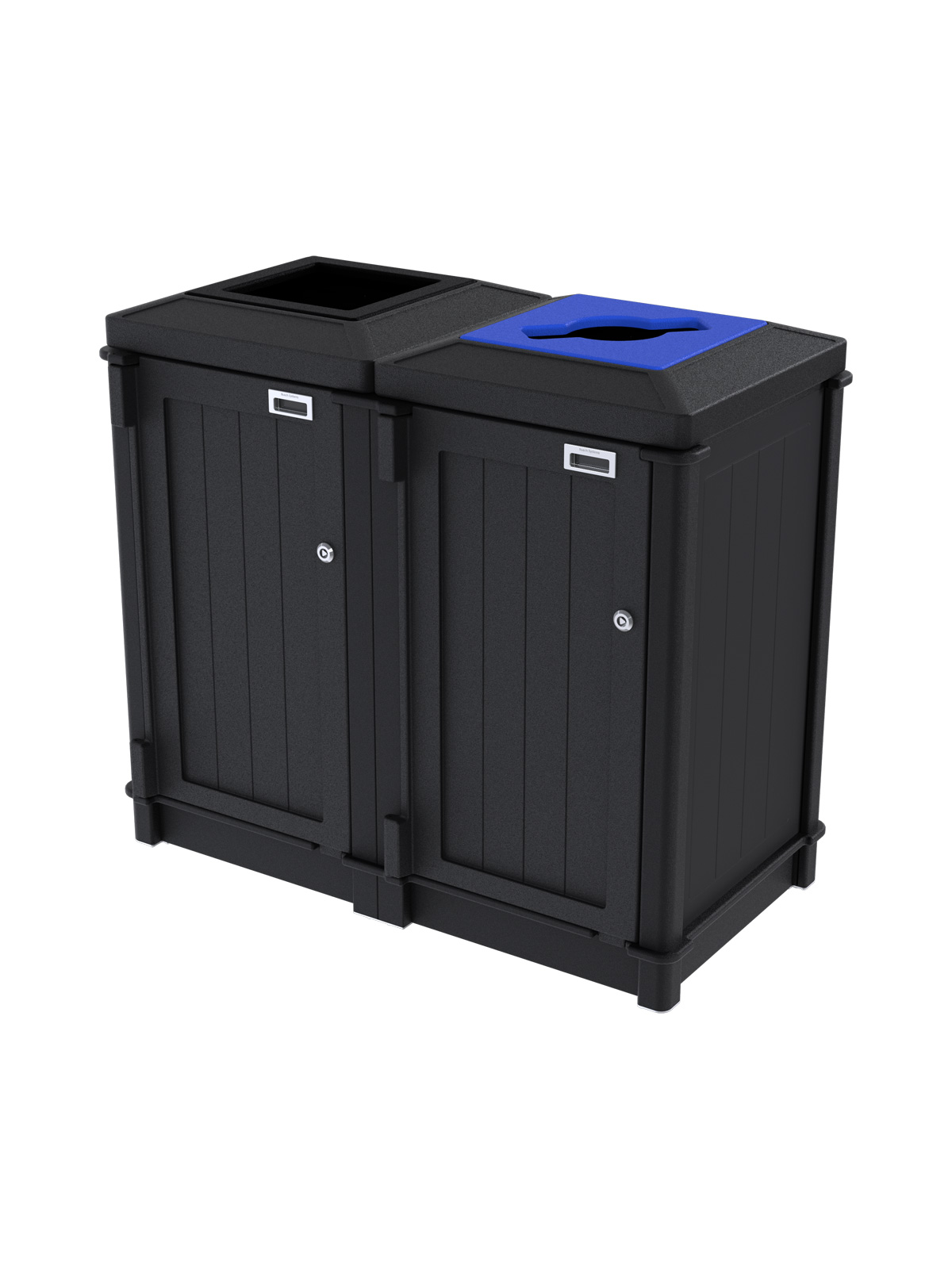 FUSION – Double – Unit – Top Load – Full-Mixed – Black-Blue