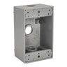 HOUSING HI W/PROOF ALUM 3/4IN GY