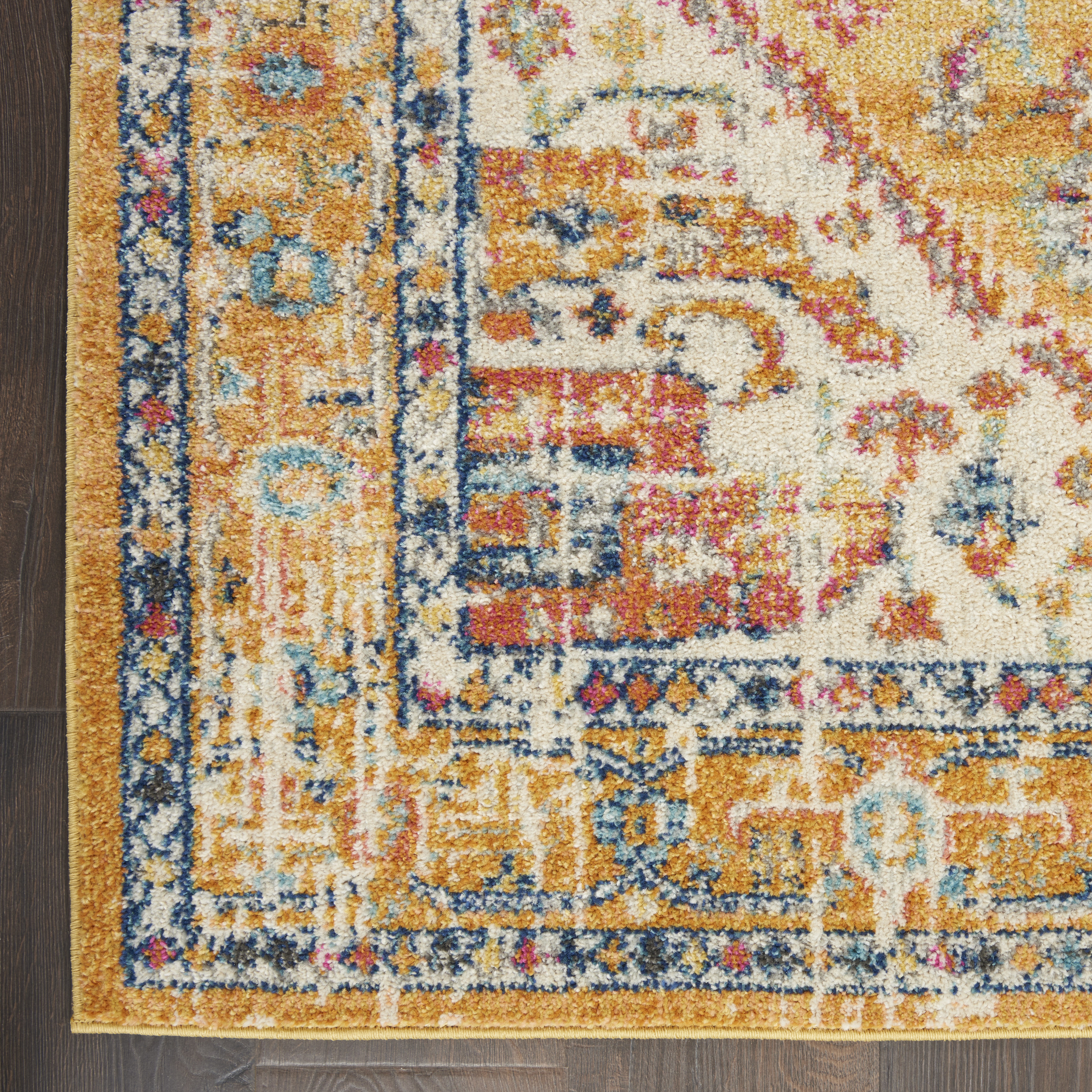 Nourison Passion 1'10" x 2'10" Ivory Yellow Bohemian Indoor Rug