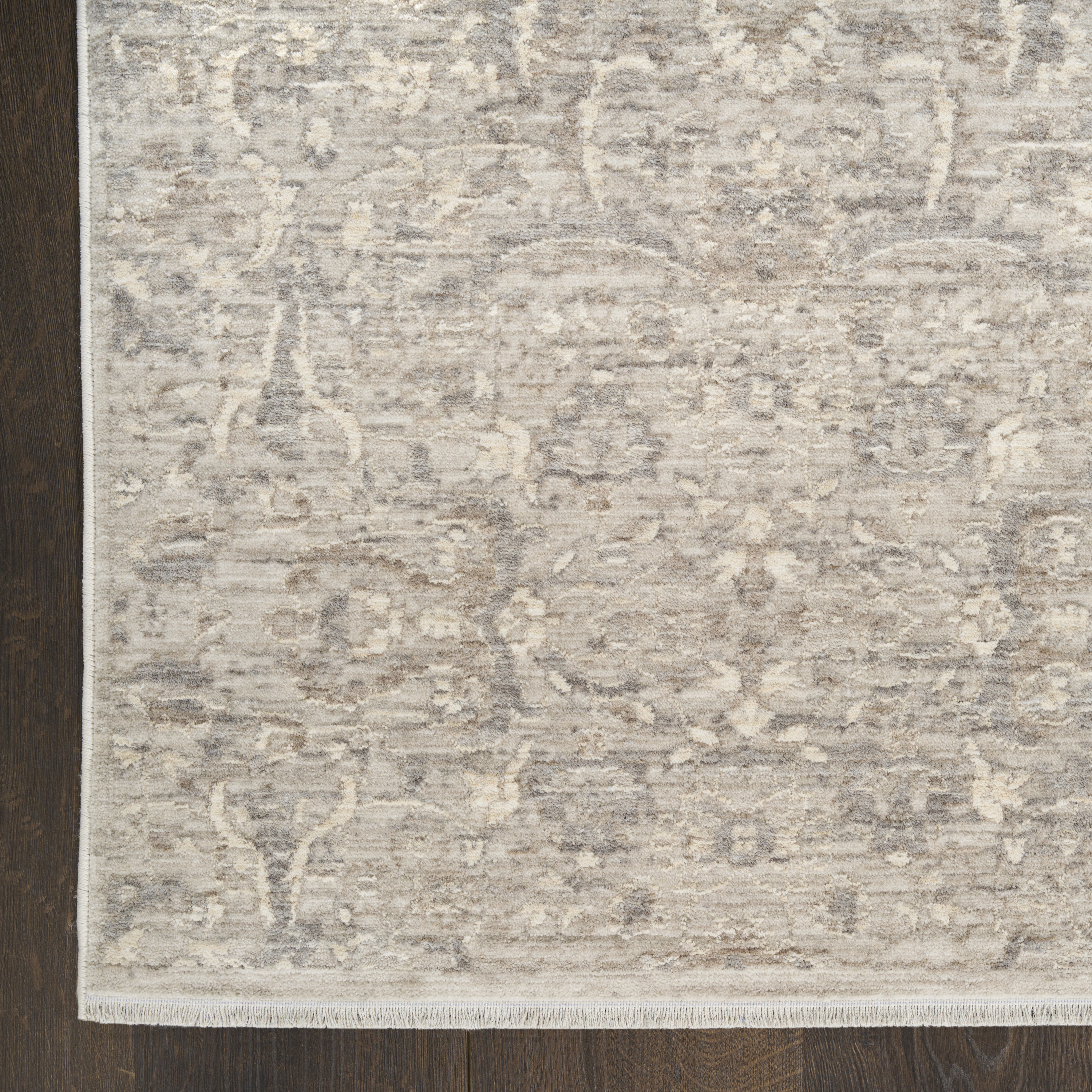 Nourison Shadows 9' x 12' Grey Vintage Indoor Rug