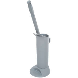 Unger, Ergo, Toilet Bowl Swab w/Holder Complete, Plastic Bristles, Gray