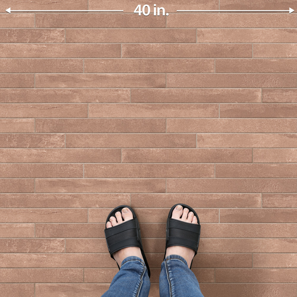 Tucson Cotto 1-7/8 in. x 17-3/4 in. Porcelain Floor and Wall Tile