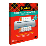 Scotch&reg; Dry Erase Thermal Laminating Pouches - 50 Count MMMTP385450DE