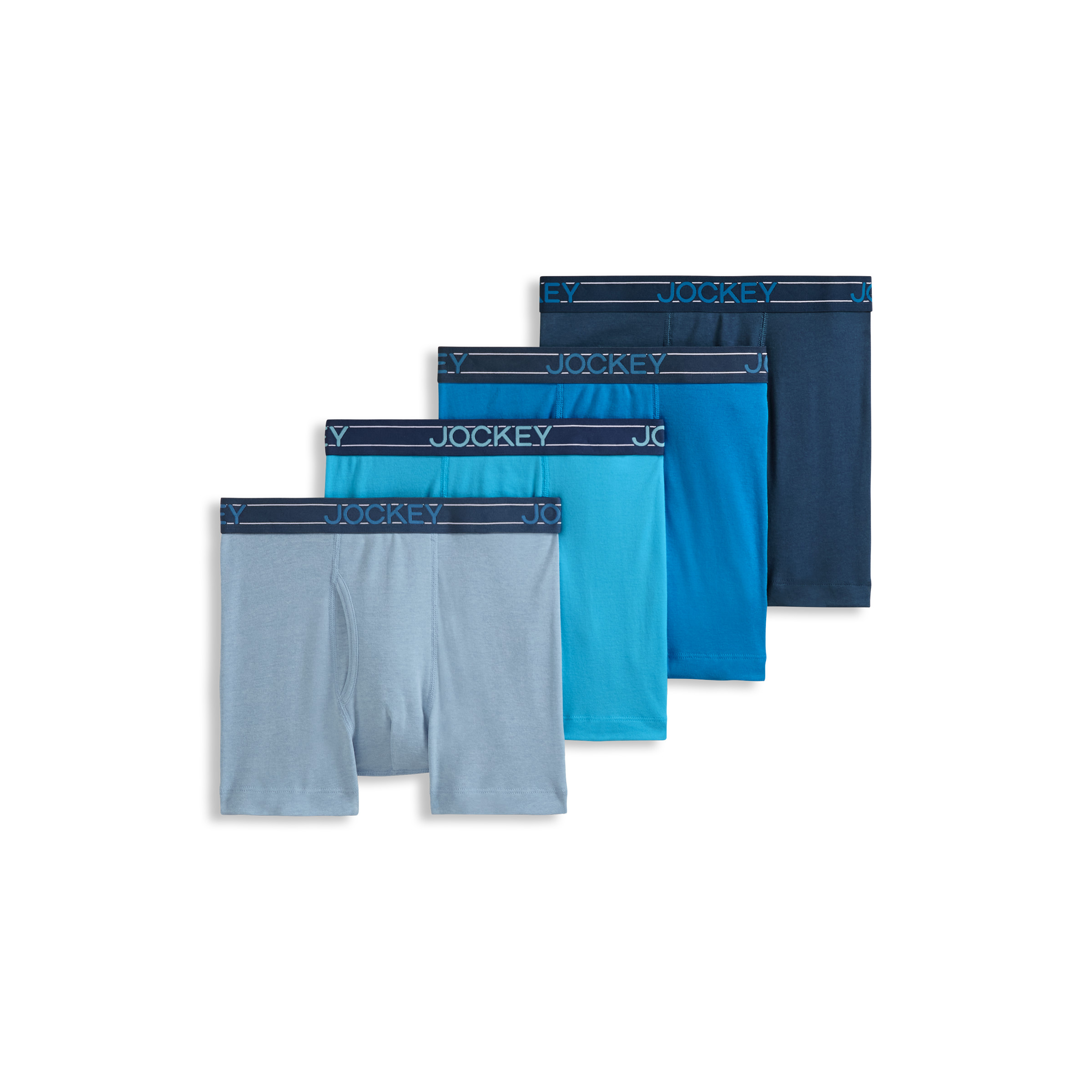 's Lightweight Cotton Blend 5" Boxer Brief - 4 Pack