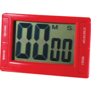Big Red Digital Timer 3.75" x 2.5" with Magnetic Backing and Stand