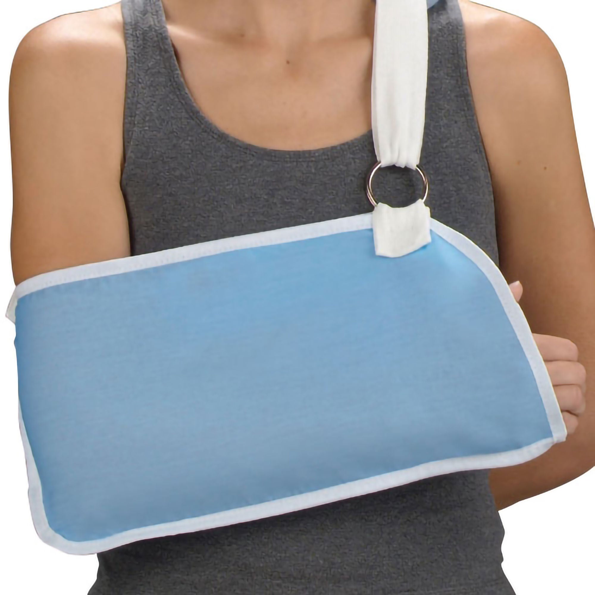 DeRoyal ARM SLING, FOAM PAD LTBLU MED (12/CS)