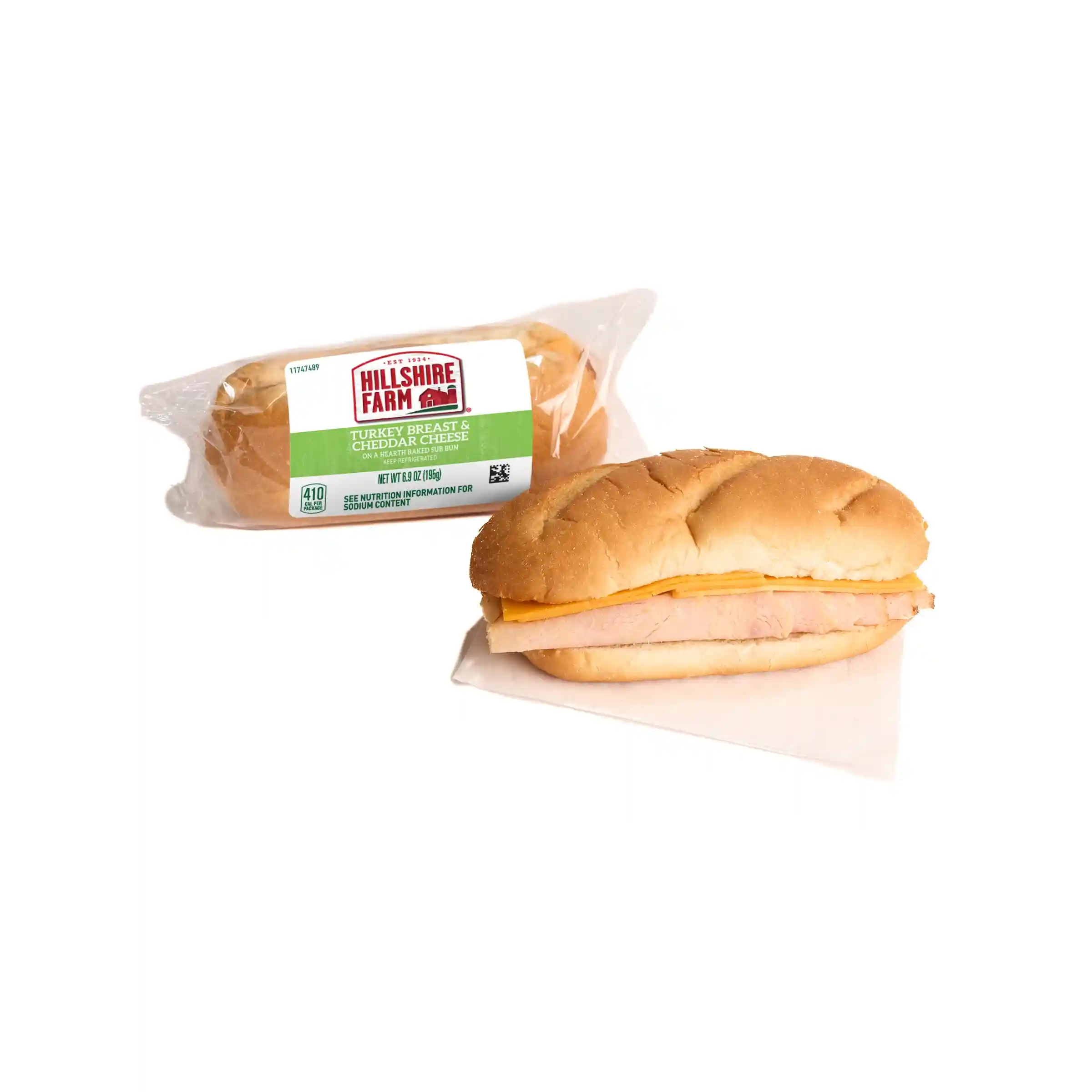 Hillshire Farm® Turkey Breast & Natural Cheddar Sub_image_1