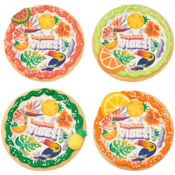 Tropical Vibes PhotoCake® Edible Image®