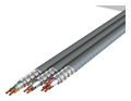 Parking Deck/Lot Cableâ„¢ Metal Clad Cable Steel Armor (2) 12 AWG Conductors 250 ft. Coil