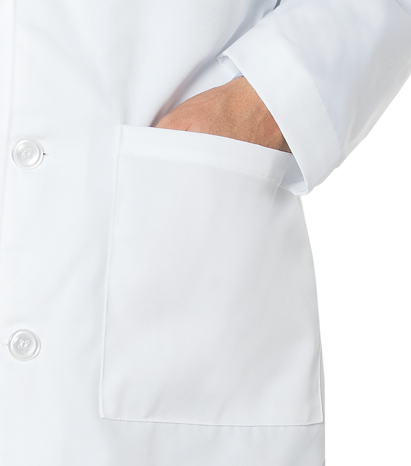 Landau Men's 3Pocket FullLength Lab Coat (3140) Landau Scrubs