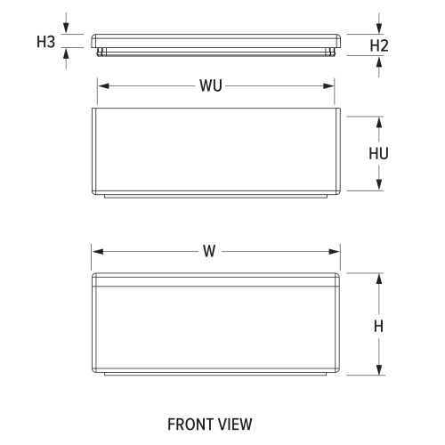 Engineering front view