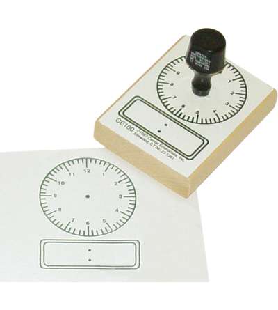 Ready2Learn™ Digital and Analog Clock Stamp