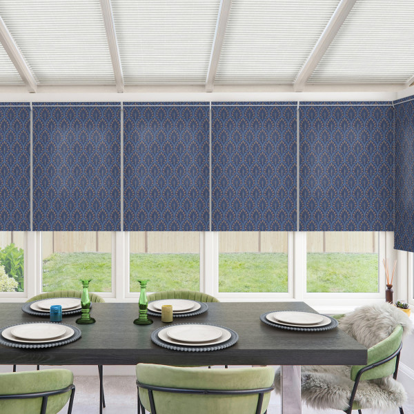 Elodie Sapphire Roller Blind