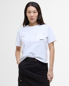 Farne Pocket T-Shirt Classic White