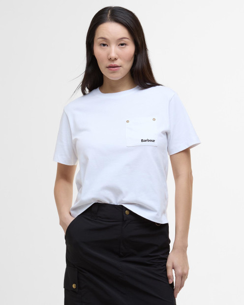 Farne Pocket T-Shirt Classic White