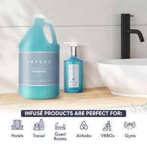 DHSGAL80H20TROPS, Diversified Hospitality, H2O Tropical Infusé, Nourishing Liquid Shampoo,  1 gal Bottle