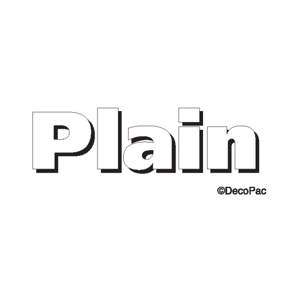 Plain Promotional Label