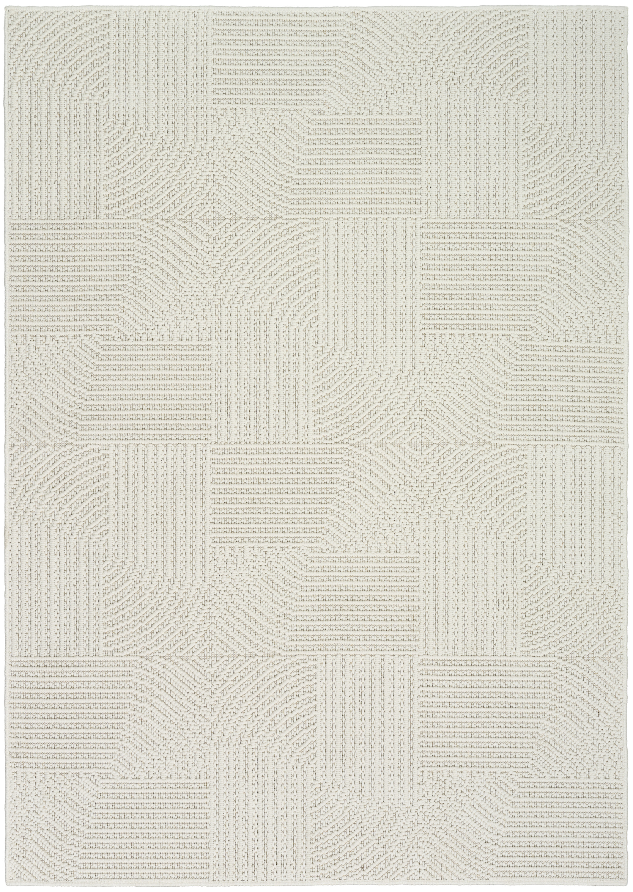 Nourison Natural Texture 3'11" x 5'11" Ivory Modern Indoor Rug
