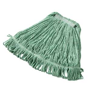 Rubbermaid Commercial, Super Stitch®, 20oz, Looped-End, 1" Headband, Blend, Green, Wet Mop