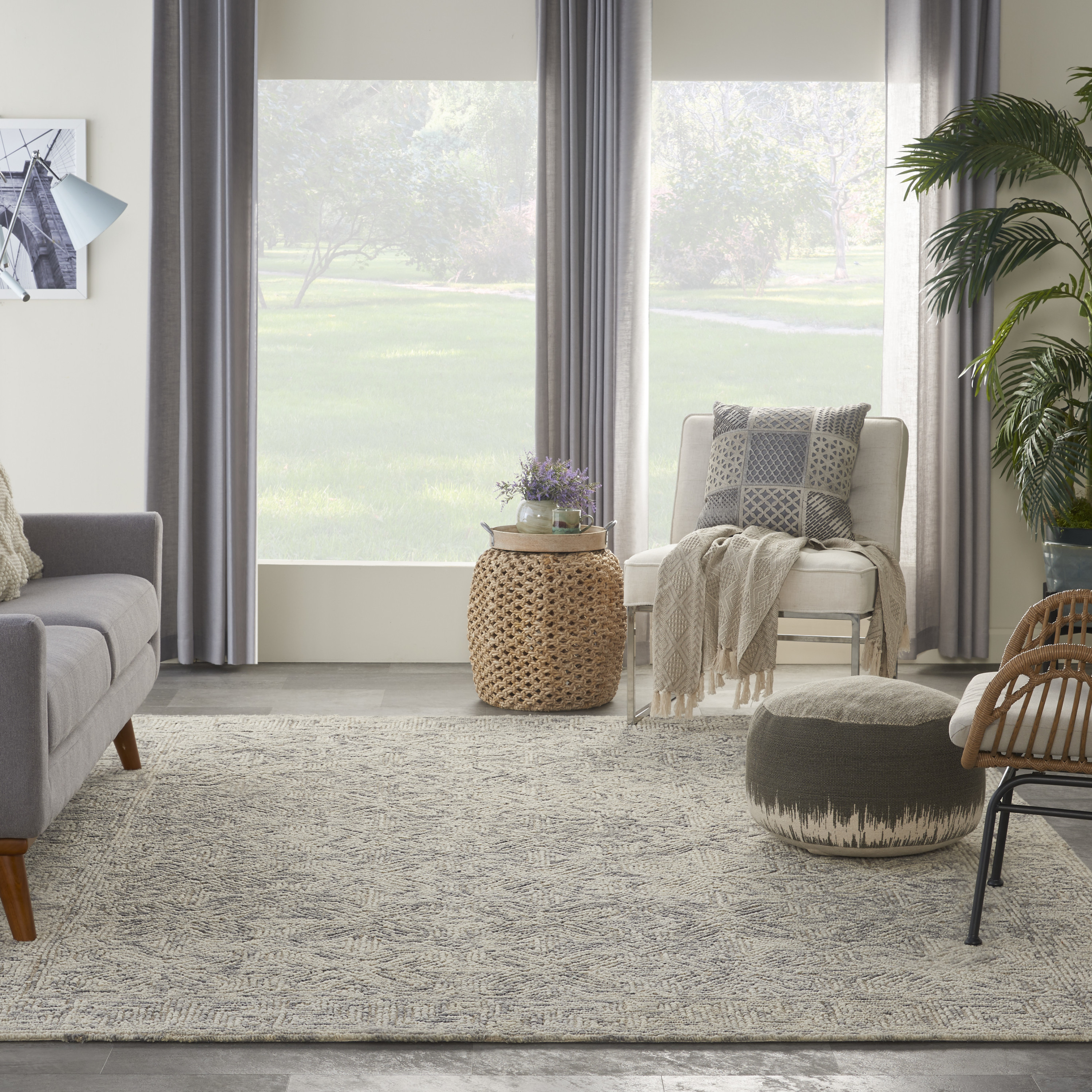 Nourison Colorado 8'3" x 11'6" Beige Grey Modern Indoor Rug