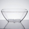 Large Square Clear Cubic Acrylic Bowls