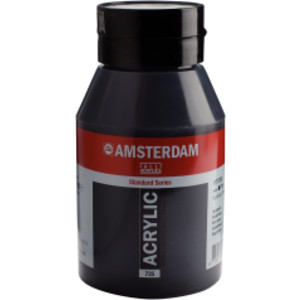 Standard Acrylic Paint Tube, 1000 mL, Oxide Black 735