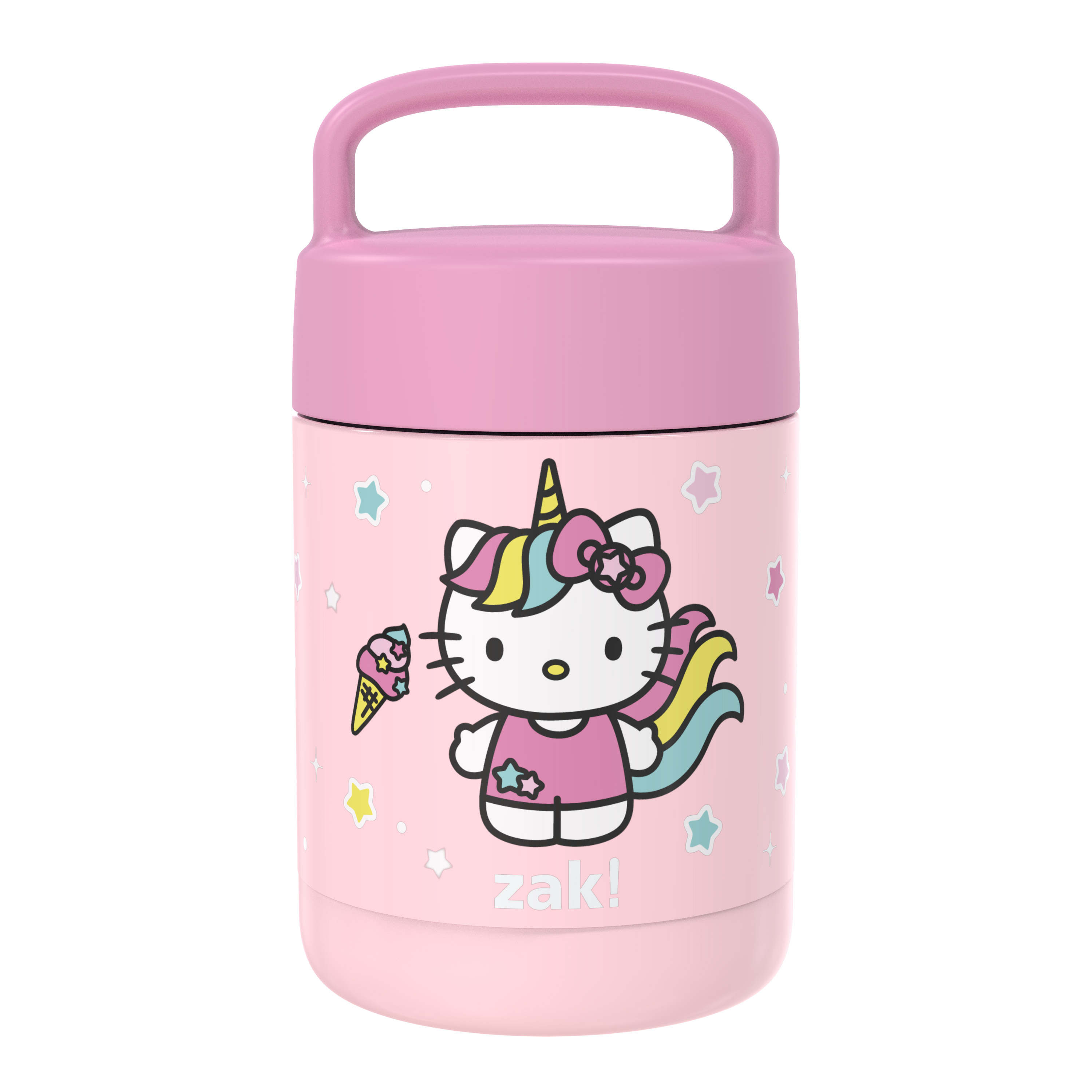 Sanrio Reusable Vacuum Insulated Stainless Steel Food Container, Hello Kitty slideshow image 1