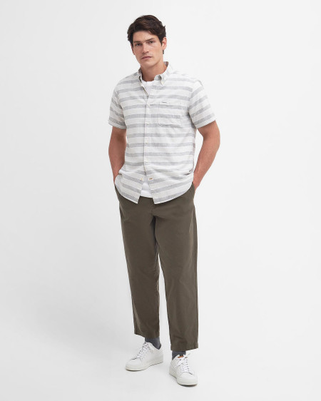 Somerby Striped Tailored Short-Sleeved Shirt